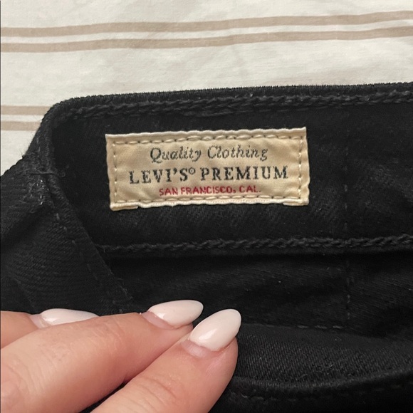 Black Wedgie Straight Jeans - Size 27 - Picture 2 of 7